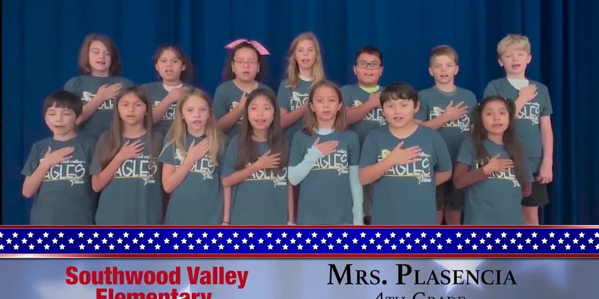 The Daily Pledge for Friday, April 3rd comes from Mrs. Plasencia’s