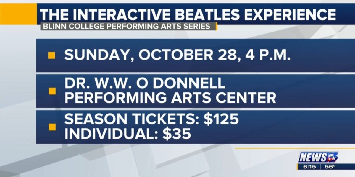 Blinn College starts 201819 Performing Arts Series with Interactive