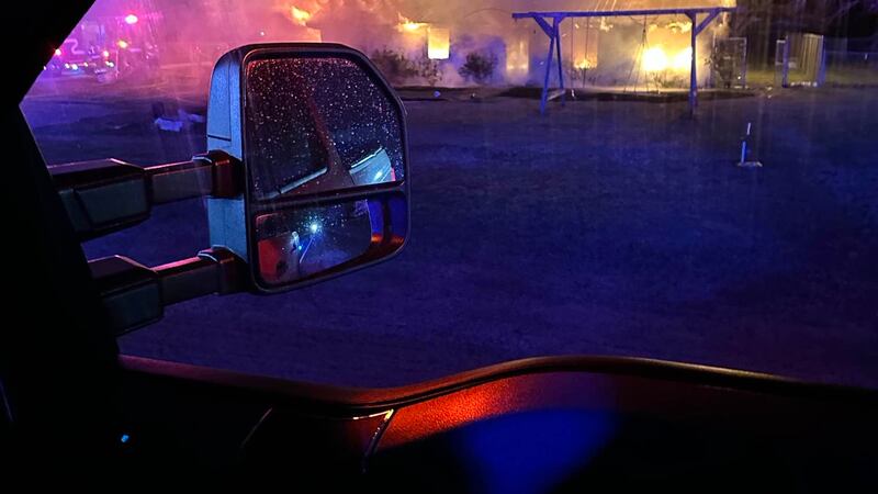 A family of four has been displaced following an early morning house fire on Justin Lane in...