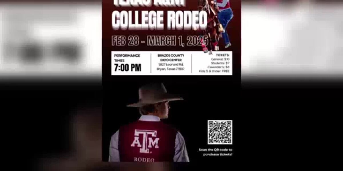 Texas A&M College Rodeo returns to Brazos County Expo