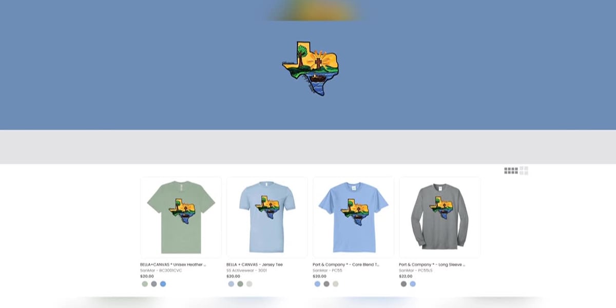 Support Kerr County flood relief with shirts designed by a local business owner