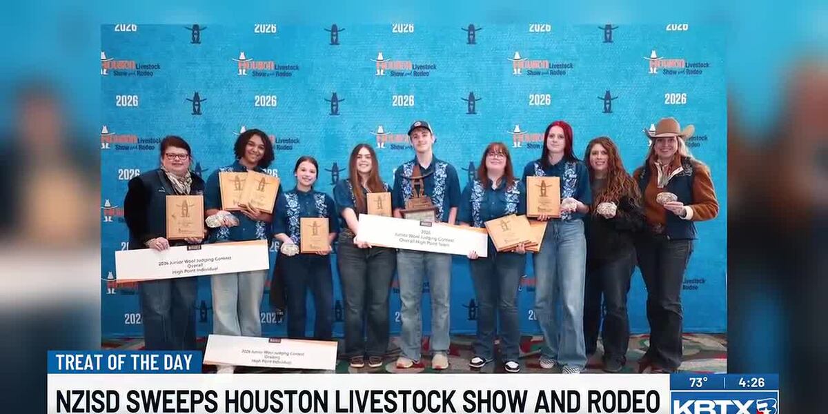 Treat of the Day: North Zulch ISD sweep at Houston Livestock Show and Rodeo