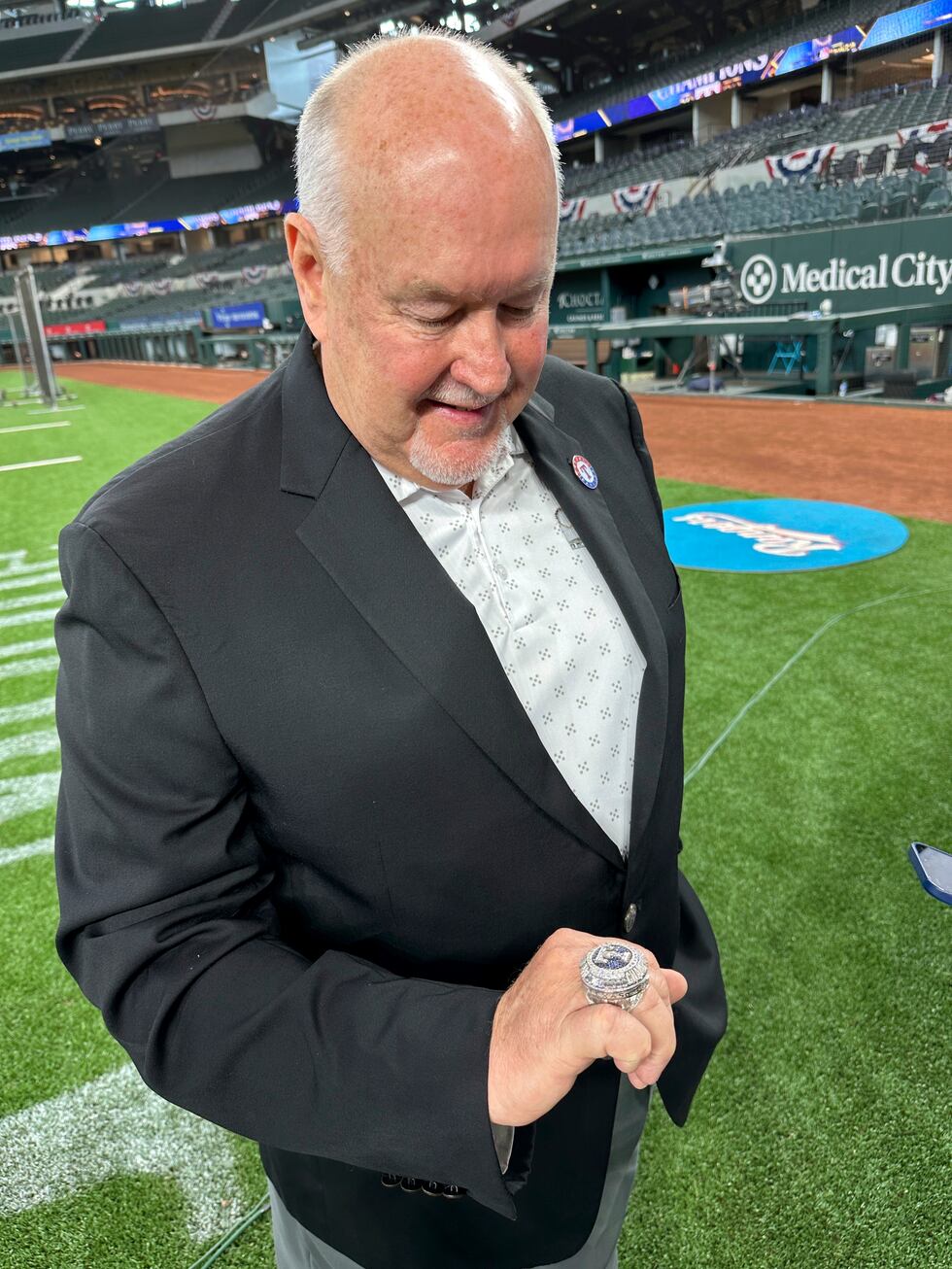 Chuck Morgan Rangers The Texas Rangers have finished the celebration by getting their World ...