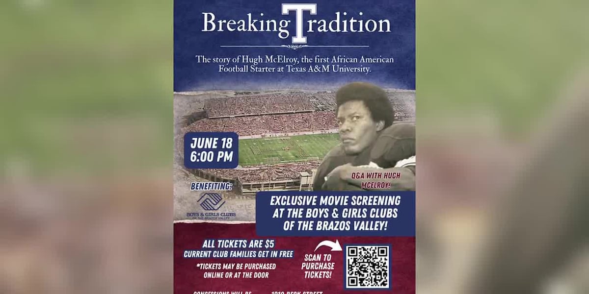 Boys and Girls Clubs of the Brazos Valley to host screening of ‘Breaking Tradition'