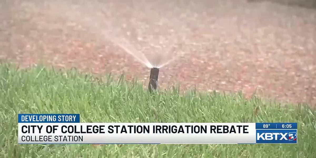 College Station introduces irrigation rebate program