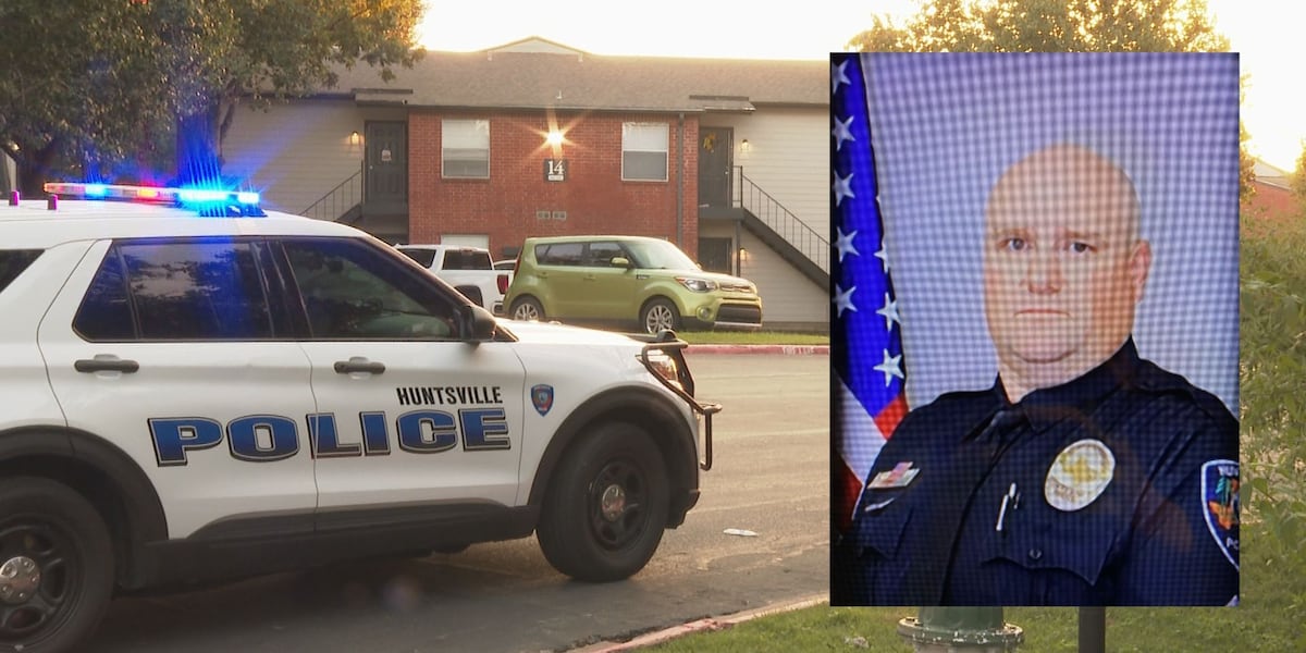 Officer Ricky Stephens Huntsville police officer shot, suspect killed at apartment complex