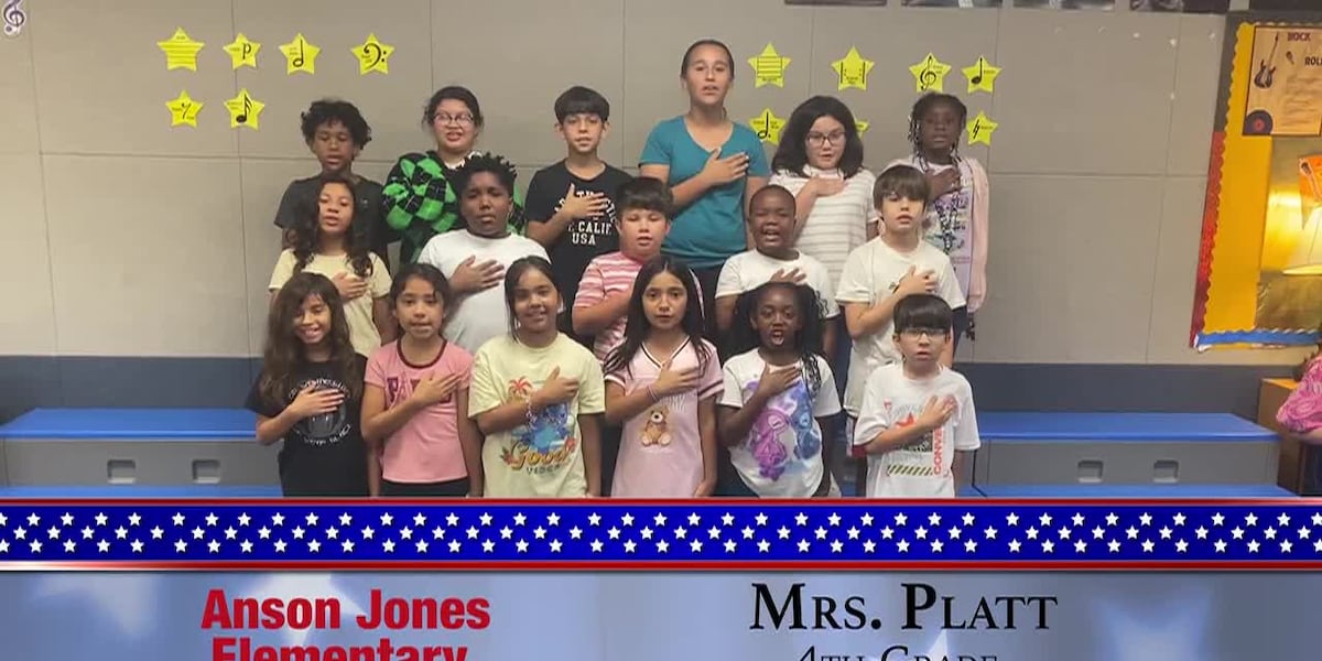 The Daily Pledge for Friday, November 21st comes from Mrs. Platt’s