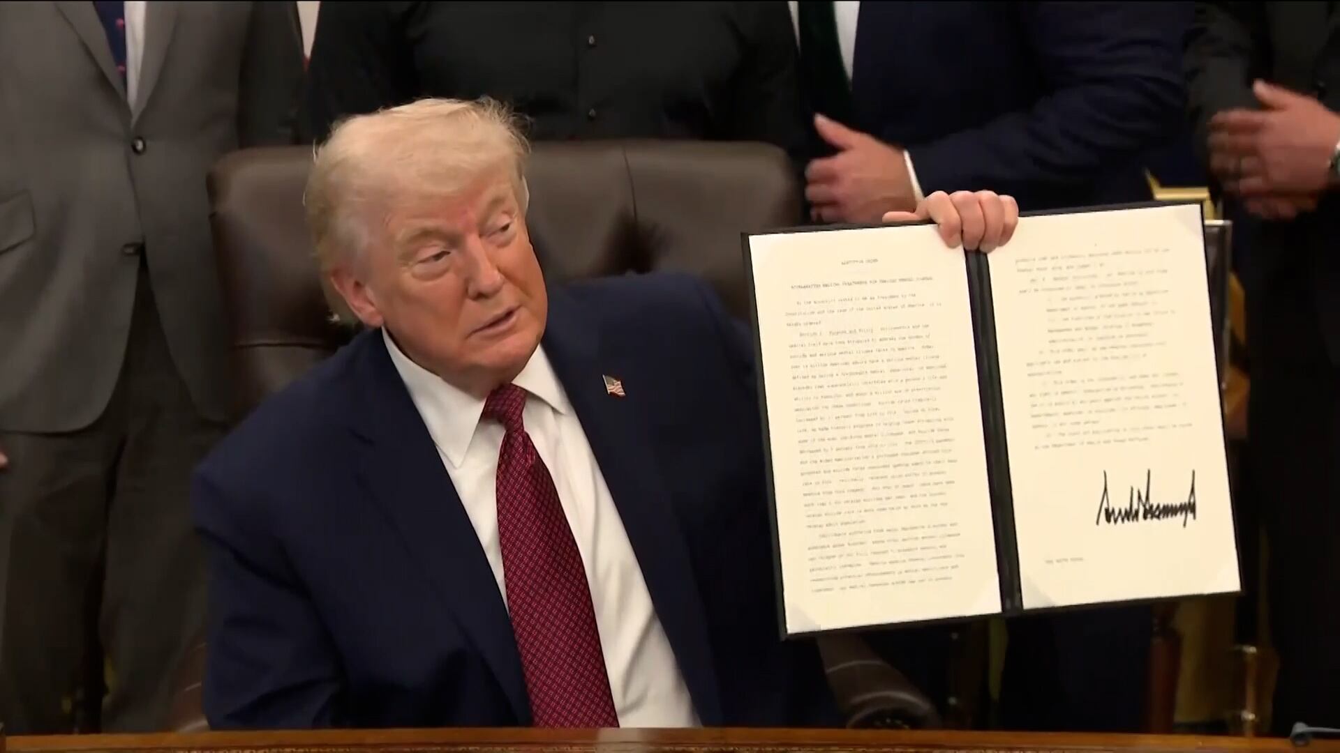 President Trump signs executive order encouraging research on psychedelic drugs