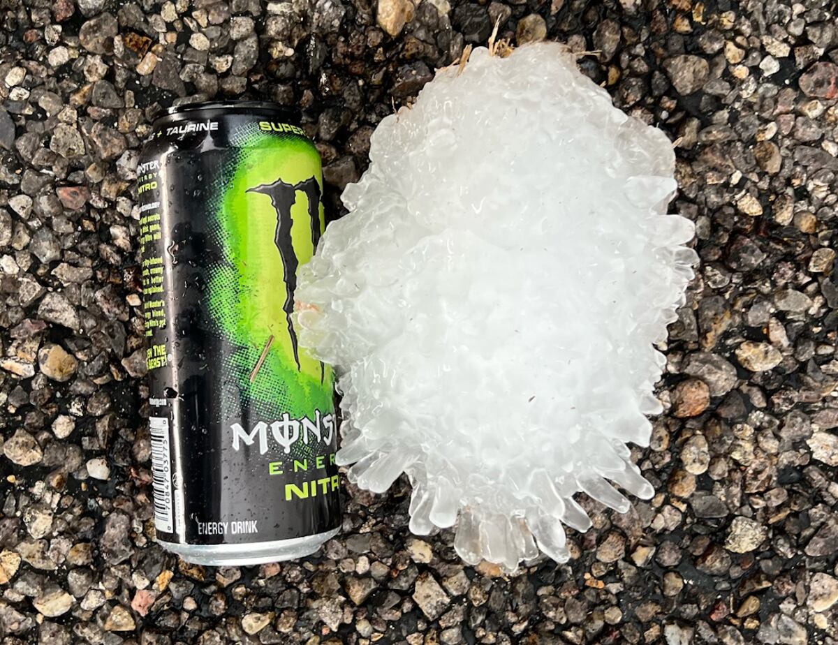 Texas Hailstone Shatters State Record, Measuring 7.1 Inches — image 1