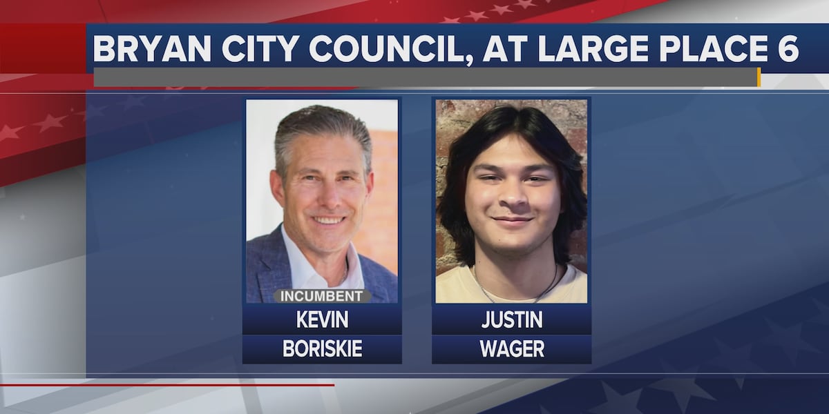 Bryan Counts Your Vote Counts 2024: Bryan City Councilmember, At Large Place 6