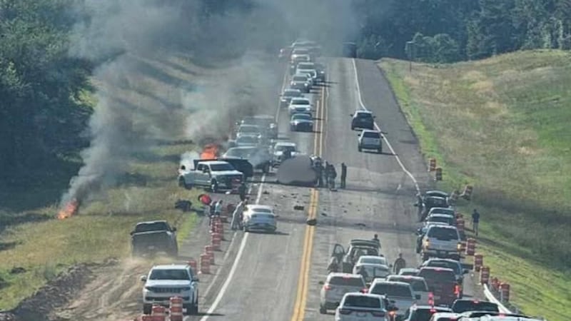 Motorcyclist killed in 4-vehicle crash on Grimes County HWY 105