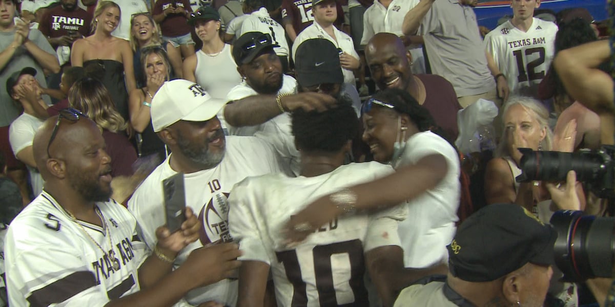 Marcel Reed Dancing Texas A&M QB Marcel Reed proves he's SEC ready in The Swamp