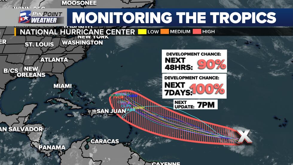 Another round of named storms likely in the tropics this week