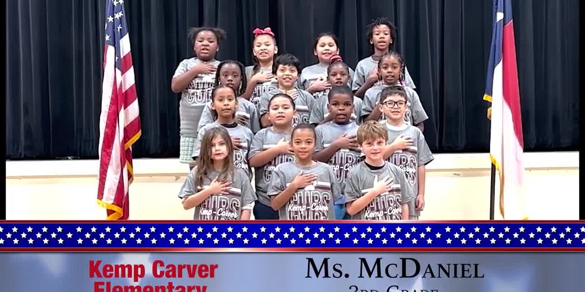 The Daily Pledge for Thursday, January 9th comes from Ms. McDaniel’s