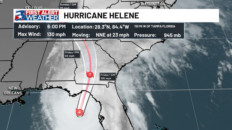Helene Status Helene further intensifies into category four hurricane prior to ...