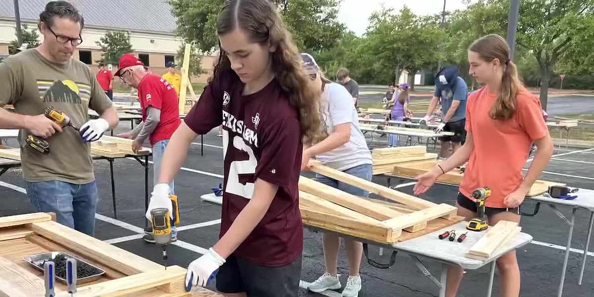 Sleep in Heavenly Peace to hold bed build in College Station