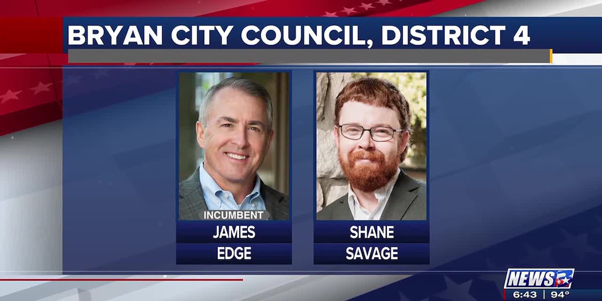 Bryan Counts Your Vote Counts 2024: Bryan City Councilmember, Single Member District 4