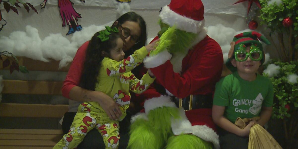 Grinch Safety Message College Station Fire Department hosts the Grinch to teach fire safety