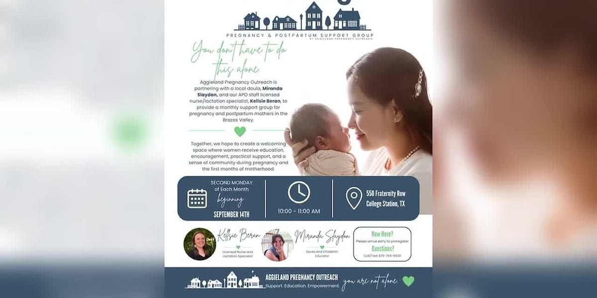 Aggieland Pregnancy Outreach launches monthly support group for moms