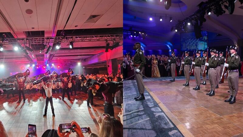 Several local groups have helped entertain crowds during Inauguration weekend events in...