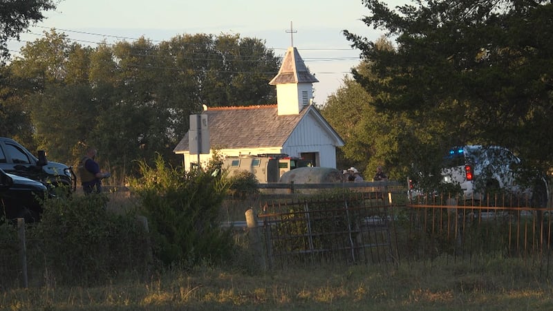 St. Martin's Catholic Church near Round Top, known as the world's smallest active Catholic...