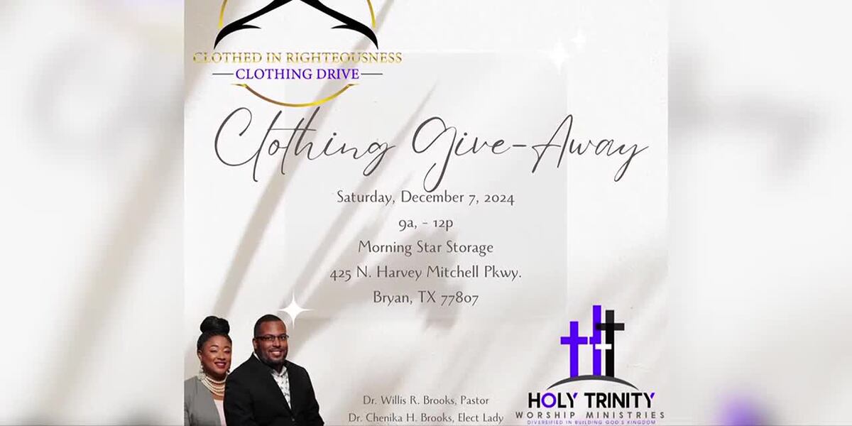 Trinity Guide Clothes A clothing giveaway with Holy Trinity Worship Ministries