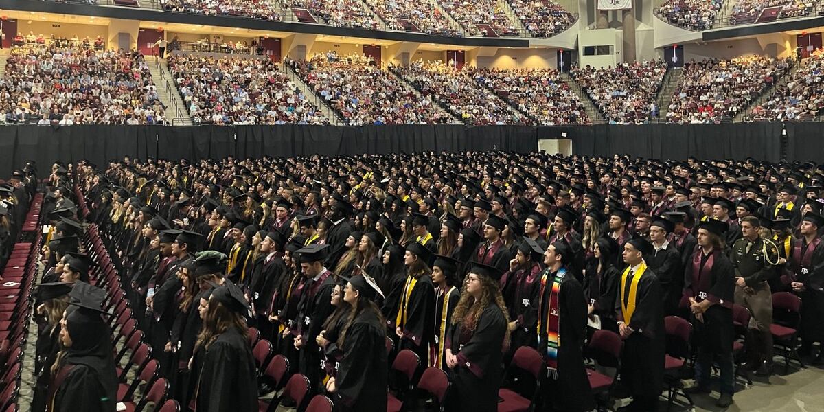 Texas A&M University awards thousands of degrees in graduation ceremonies