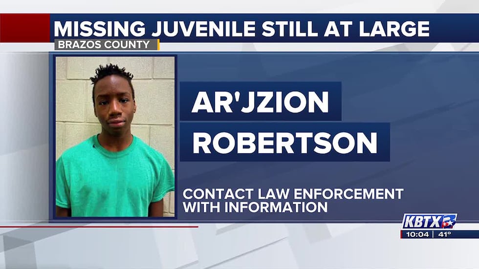 Authorities search for teen escapee from Brazos County Detention Center