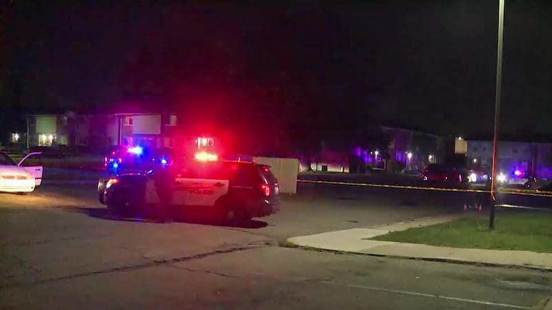 Scene of the altercation at Highland Park Townhomes.