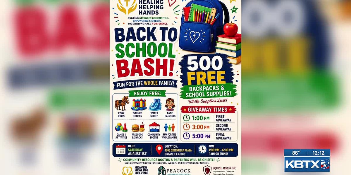 New nonprofit hosts Back-to-School Bash