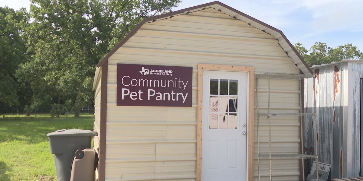 Aggieland Humane Society launches first ‘pet food pantry’ in the Brazos Valley Aggieland Humane Society launches first ‘pet food pantry’ in the Brazos Valley