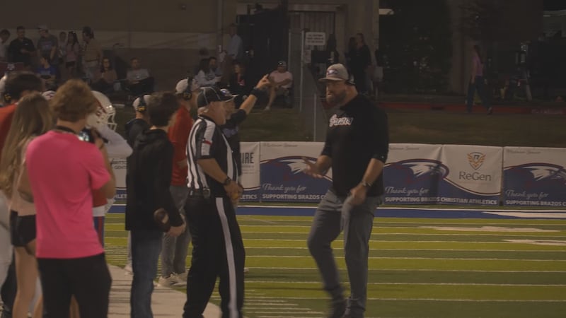Jordan Black and Brazos Christian defeated New Braunfels Christian Academy 63-3 on Week 9 of...