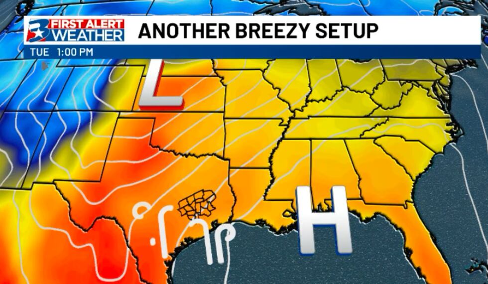 A low pressure system will develop over the Great plains before midweek, setting the stage for...