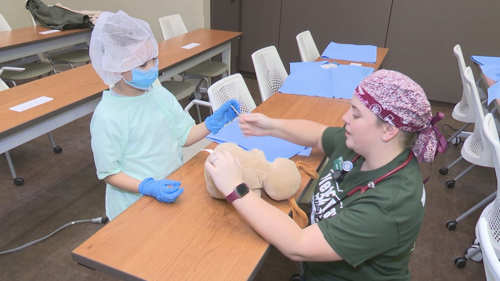 The Texas A&M Event introduces children to their veterinary medicine careers