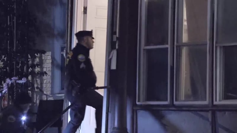 Medics pronounced the man dead at the scene just before midnight.