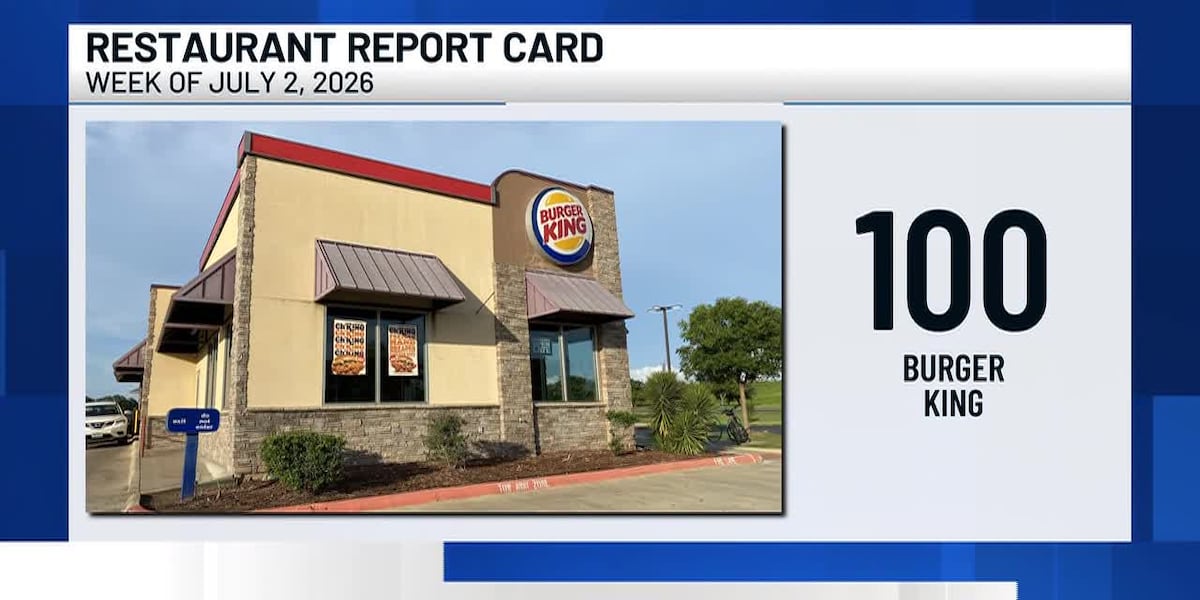 Restaurant Report Card: July 2, 2026