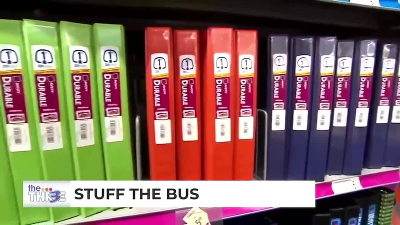 Junior League is asking the community to "Stuff the Bus" Saturday