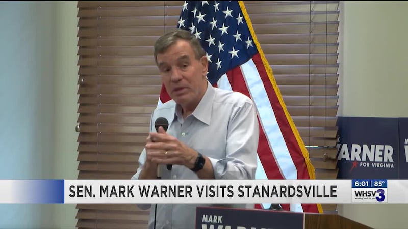 The senator pushed back on Trump's election claims during a stop with Greene County Democrats.