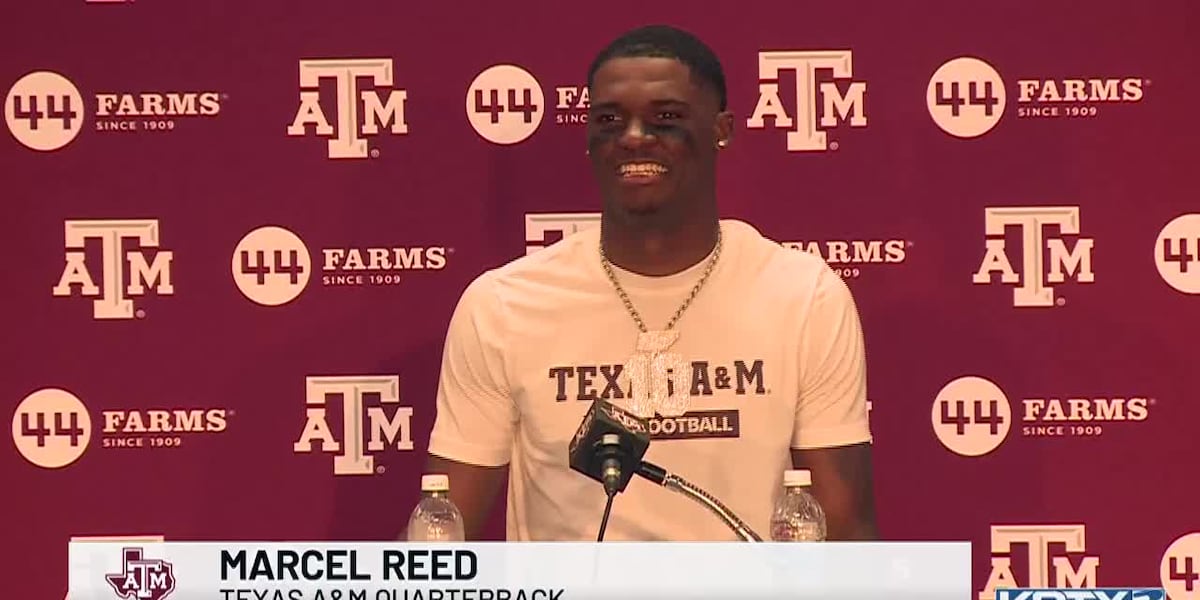 Dy Reed Texas A&M's Marcel Reed speaks after win over UTSA