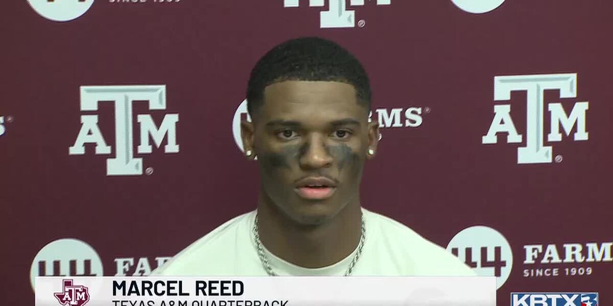 Dy Reed Texas A&M quarterback Marcel Reed discusses 49-25 win at LSU
