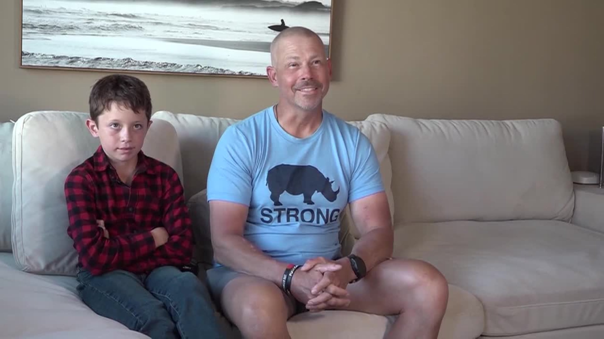 ‘My hero’: 9-year-old boy helps father fight cancer with stem cell donation ‘My hero’: 9-year-old boy helps father fight cancer with stem cell donation